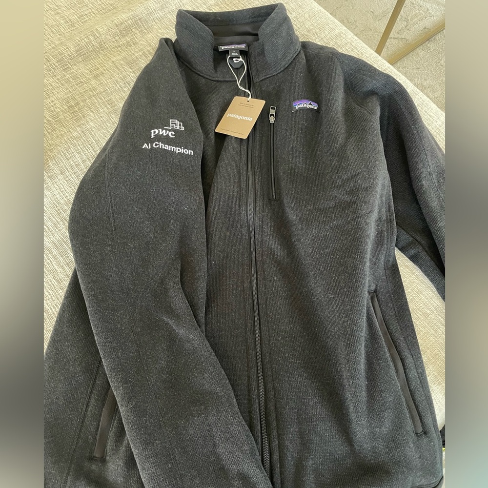Patagonia Black Fleece Jacket PwC Branded